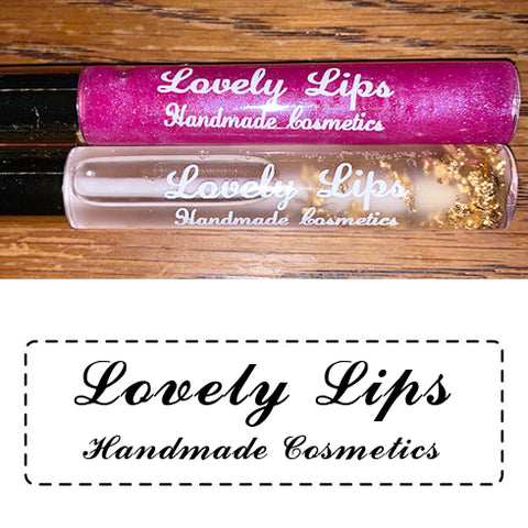 1007- Lovely Cosmetic Lips Labels - 100 Count