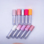 10 Pack white 5 ML Lip Gloss Tubes with Wand