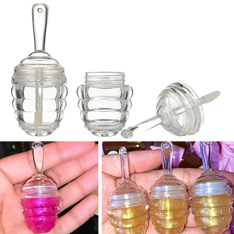10 Pack Clear Honey Pot Lip Gloss Tubes