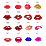1005- Makeup Lip Gloss Labels - 100 Count
