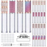 20pcs 5ml Lip Gloss Tubes with Wand