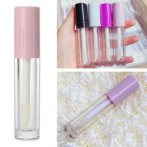 50 Pack Thick 9 ML Empty Pink Lip Gloss Tubes