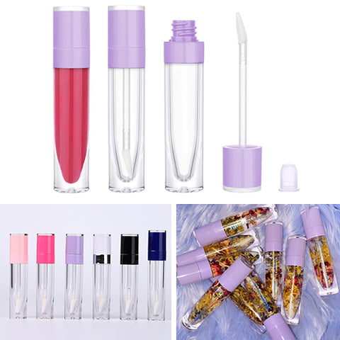 20 Pack Purple Lip Gloss Tubes with Wand
