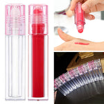 10 Pack Square Clear Roll On Lip Glaze Bottle