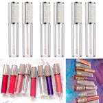 30 pack Silver Bling with Rhinestones lip gloss tube