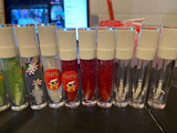10 Pack White Lip Gloss Tubes with Wand